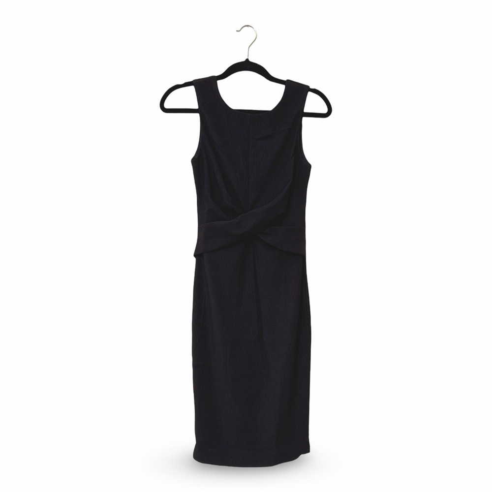 Black dress front detail. uniq. 
Small.